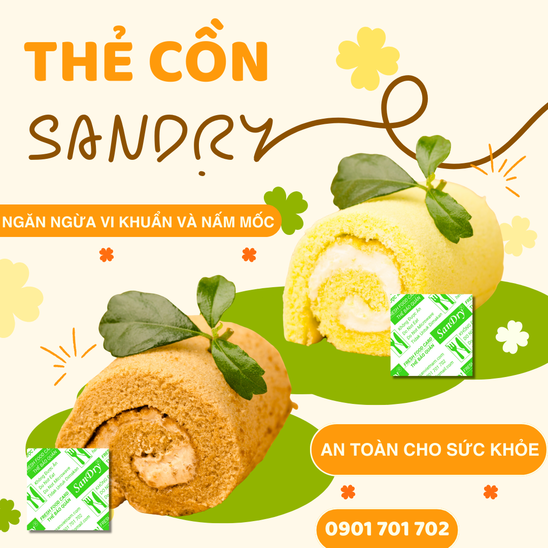 Thẻ cồn Sandry - Giải pháp bảo quản thực phẩm hiện đại và hiệu quả từ Hengsan Việt Nam